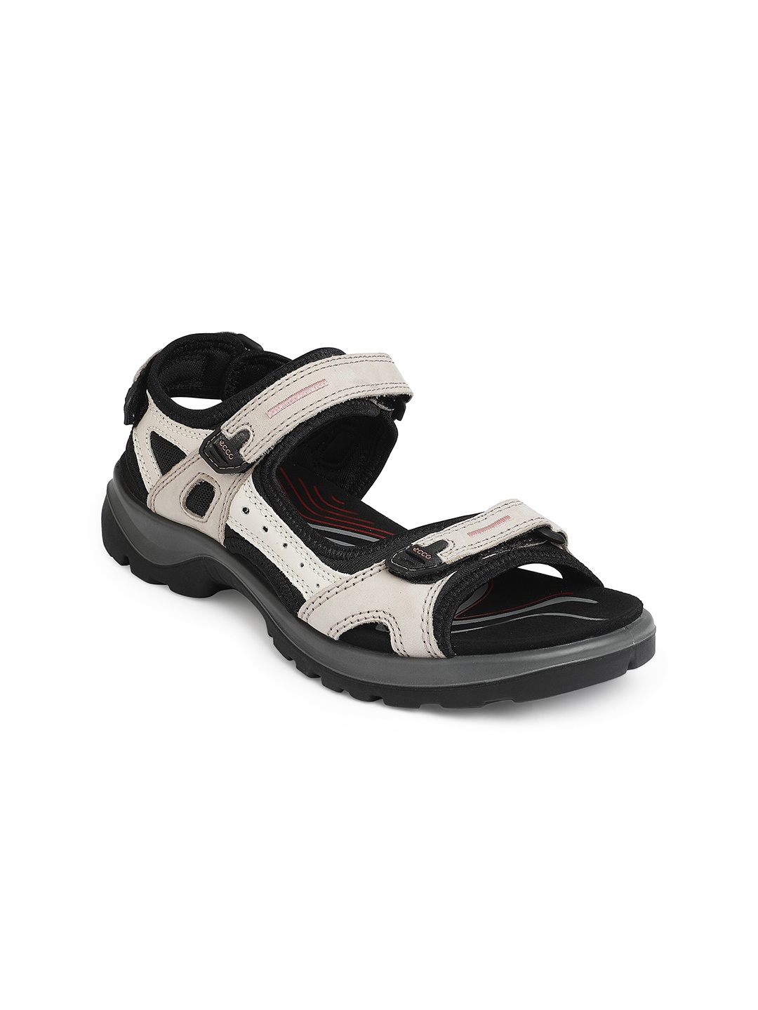 

ECCO Womens Offroad Atmosphere Leather Regular Sandals, Beige