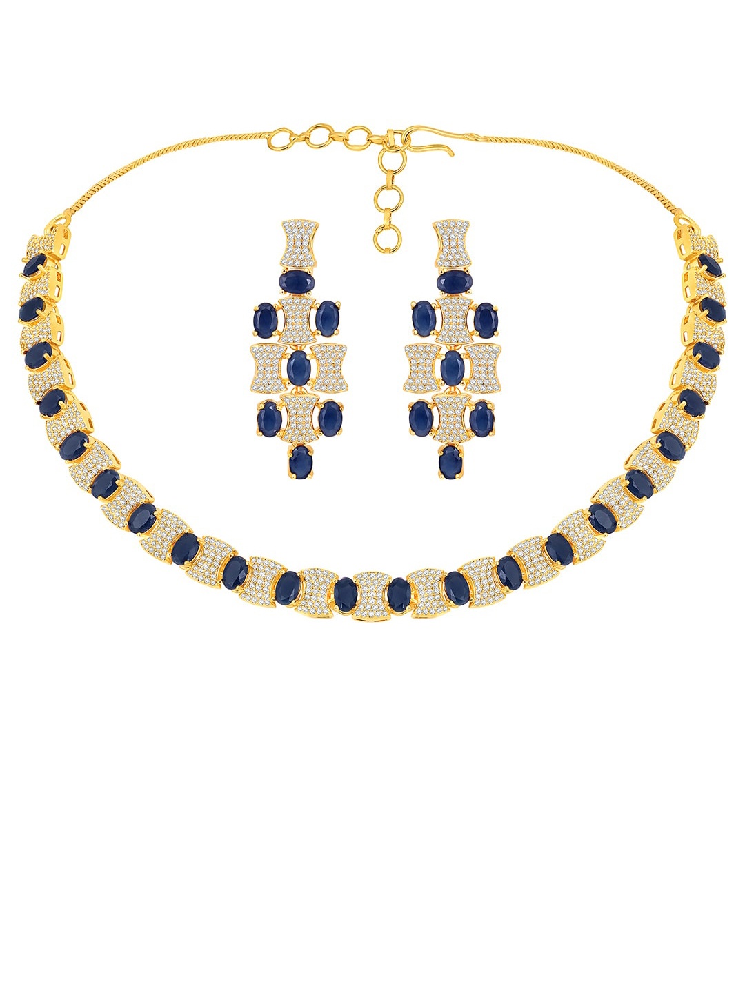 

Peora Gold-Plated Cubic Zirconia & Crystal Necklace and Earrings