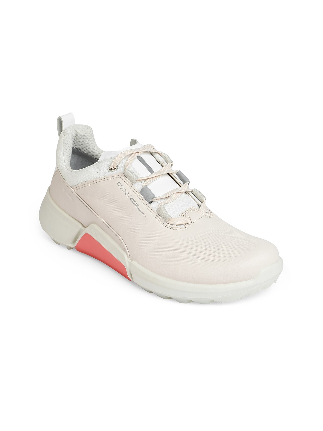 

ECCO Women Biom H4 Limestone Leather Regular Golf Shoes, Beige