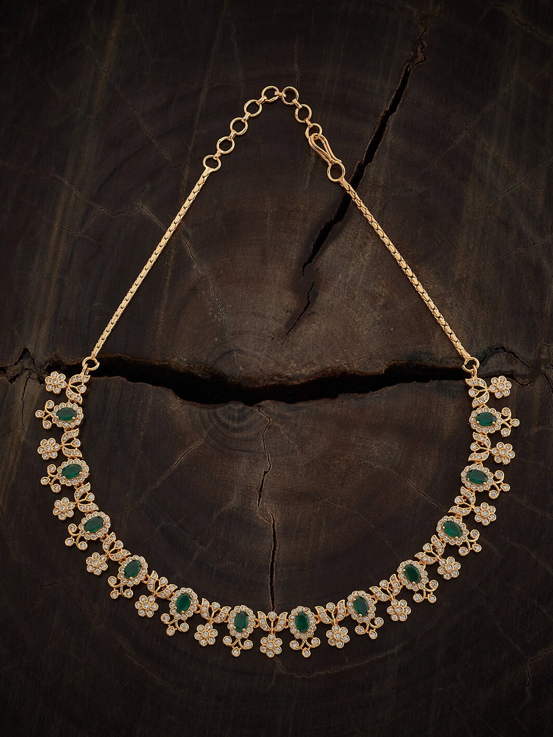 

Kushal's Fashion Jewellery Gold-Plated Necklace
