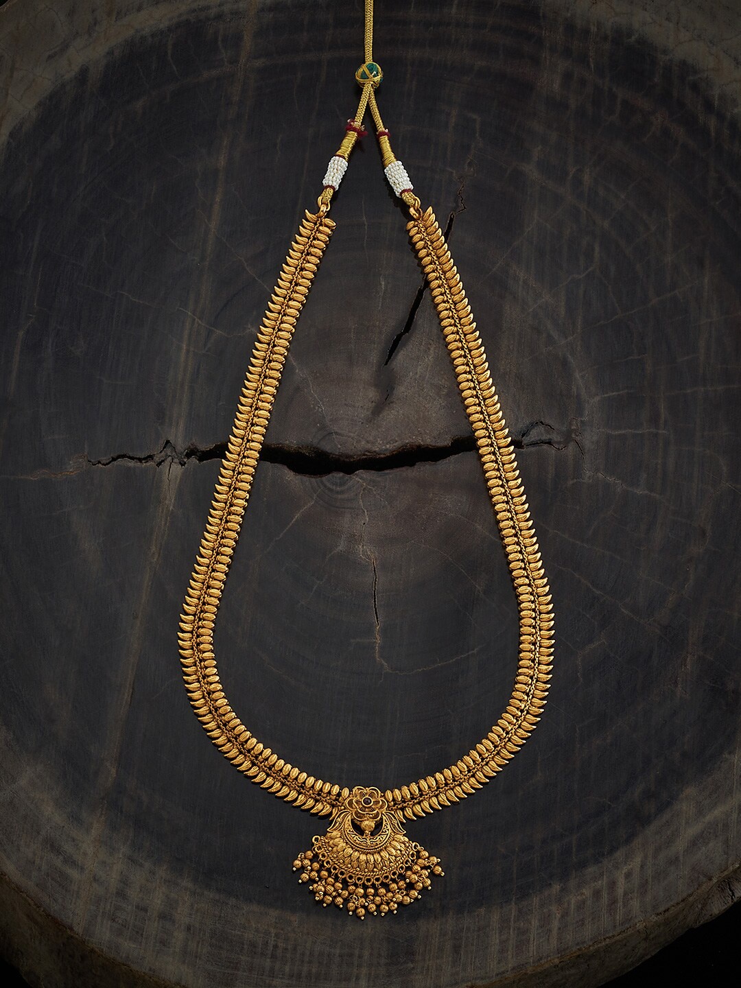 

Kushal's Fashion Jewellery Gold-Plated Antique Necklace