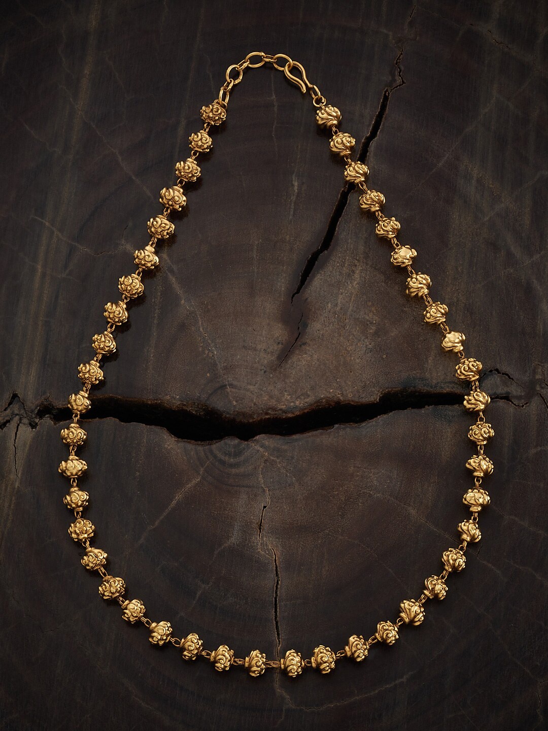 

Kushal's Fashion Jewellery Gold-Plated Antique Necklace