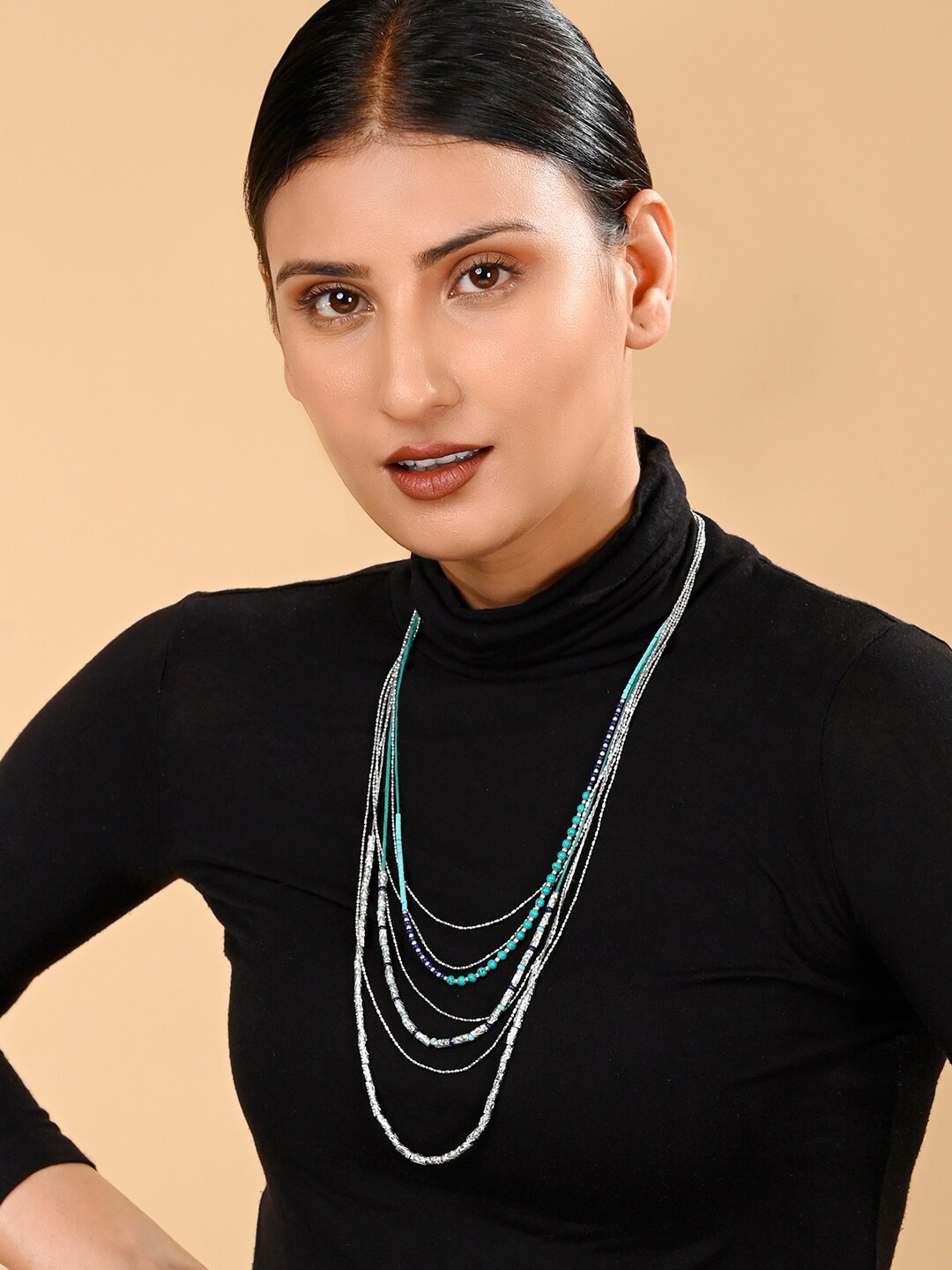 

XPNSV Brass Necklace, Silver
