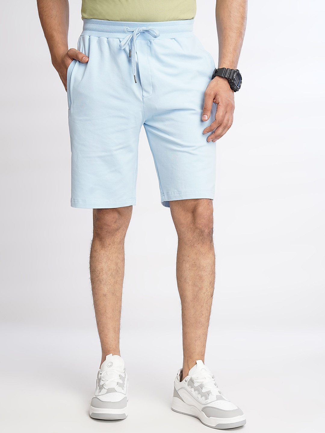 

JADE BLUE Men Cotton Slim Fit Shorts