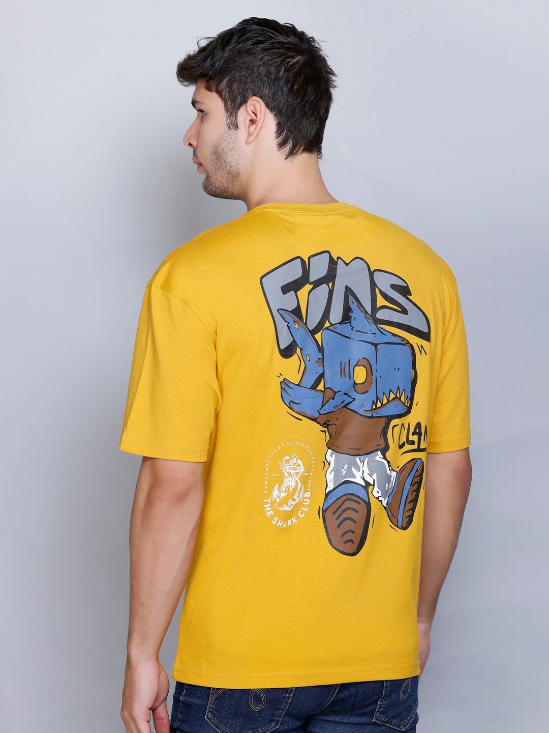 

Fort Collins Men Typography T-shirt, Yellow