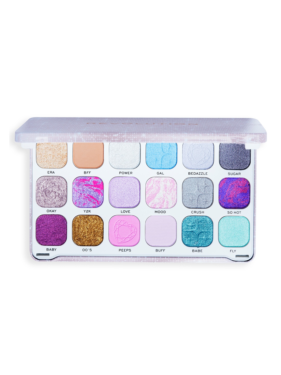 

Makeup Revolution London Y2K Baby Forever Flawless Eyeshadow Palette 19.8g - Dreamer, Multi