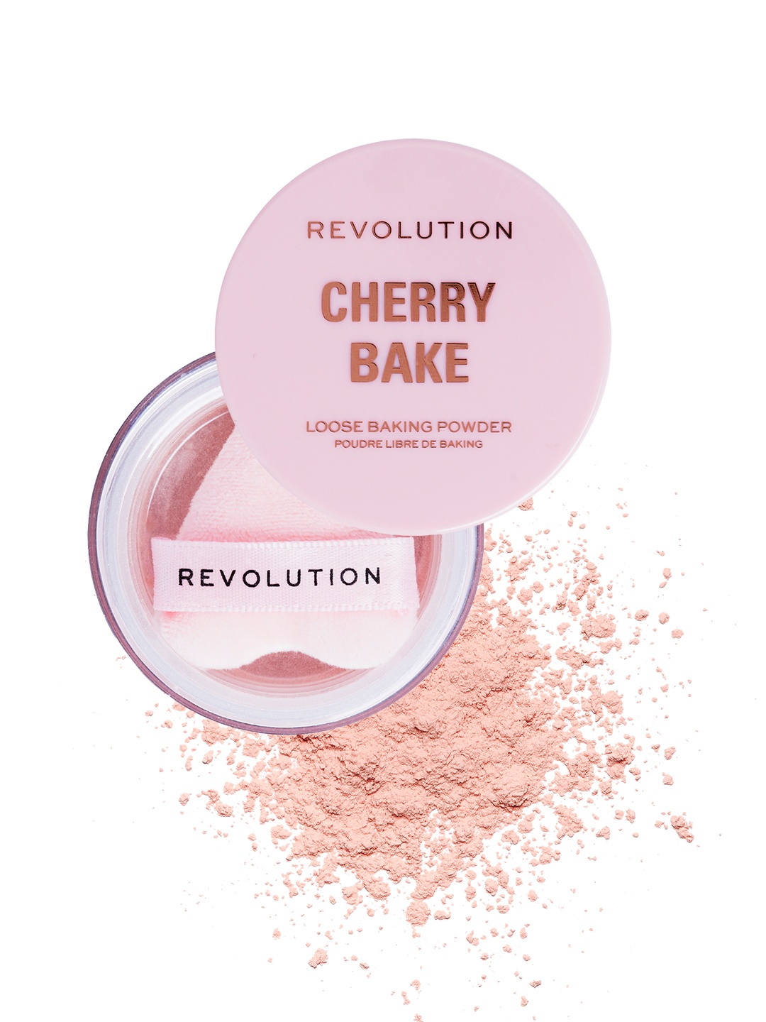

Makeup Revolution London Y2K Baby Cherry Bake Loose Powder With Puff - 3.2g, Nude