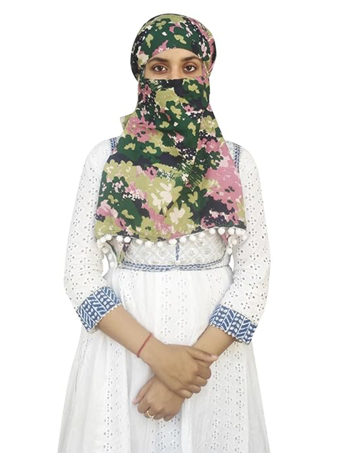 

SWITCHON Women Printed Scarf, Green