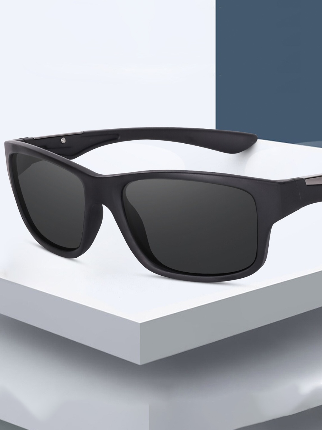 

SCAGLIA Unisex Sports Sunglasses with UV Protected Lens SCG_FTRA-BLK-BLK, Black