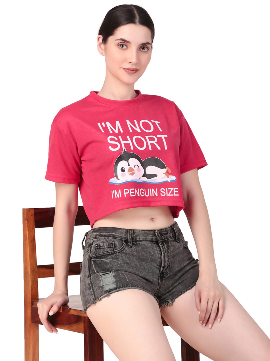 

Brazo Relaxed Fit Graphic Printed T-shirt, Rose