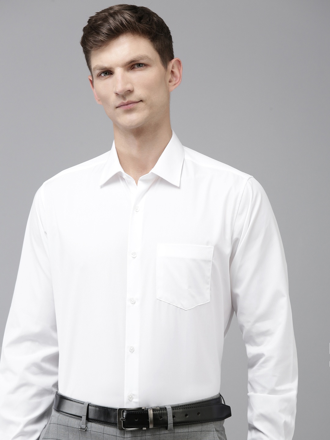 

Van Heusen Pure Cotton Custom Fit Formal Shirt, White