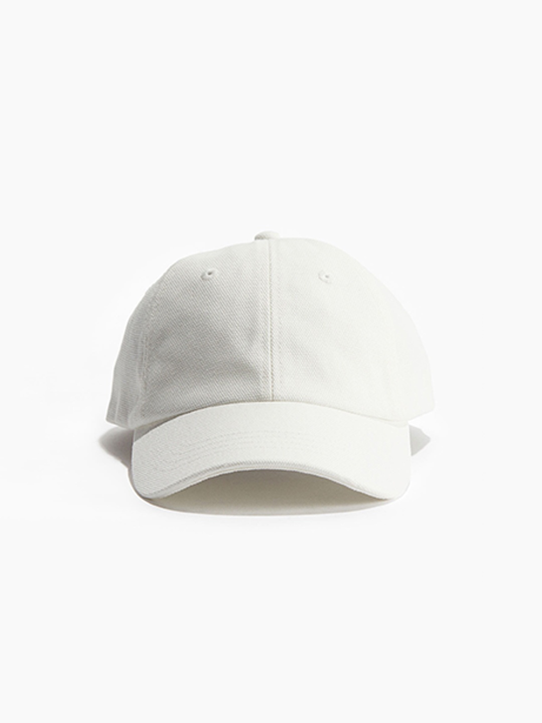 

H&M Men Cotton Canvas Cap, White