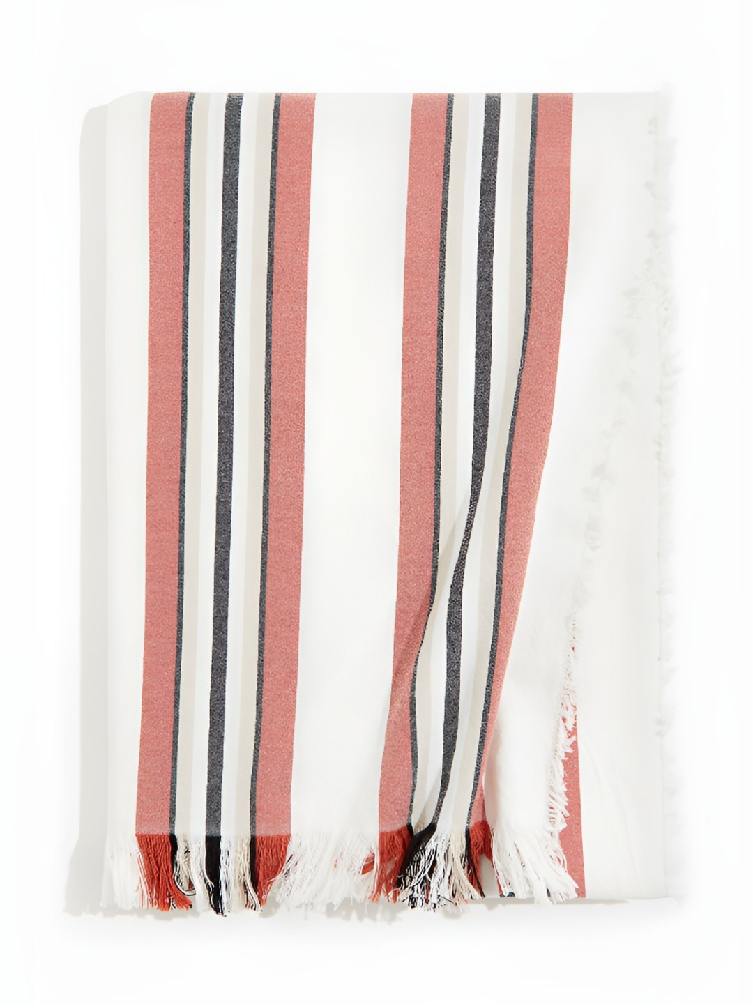 

H&M White 90 GSM Large Cotton Blanket