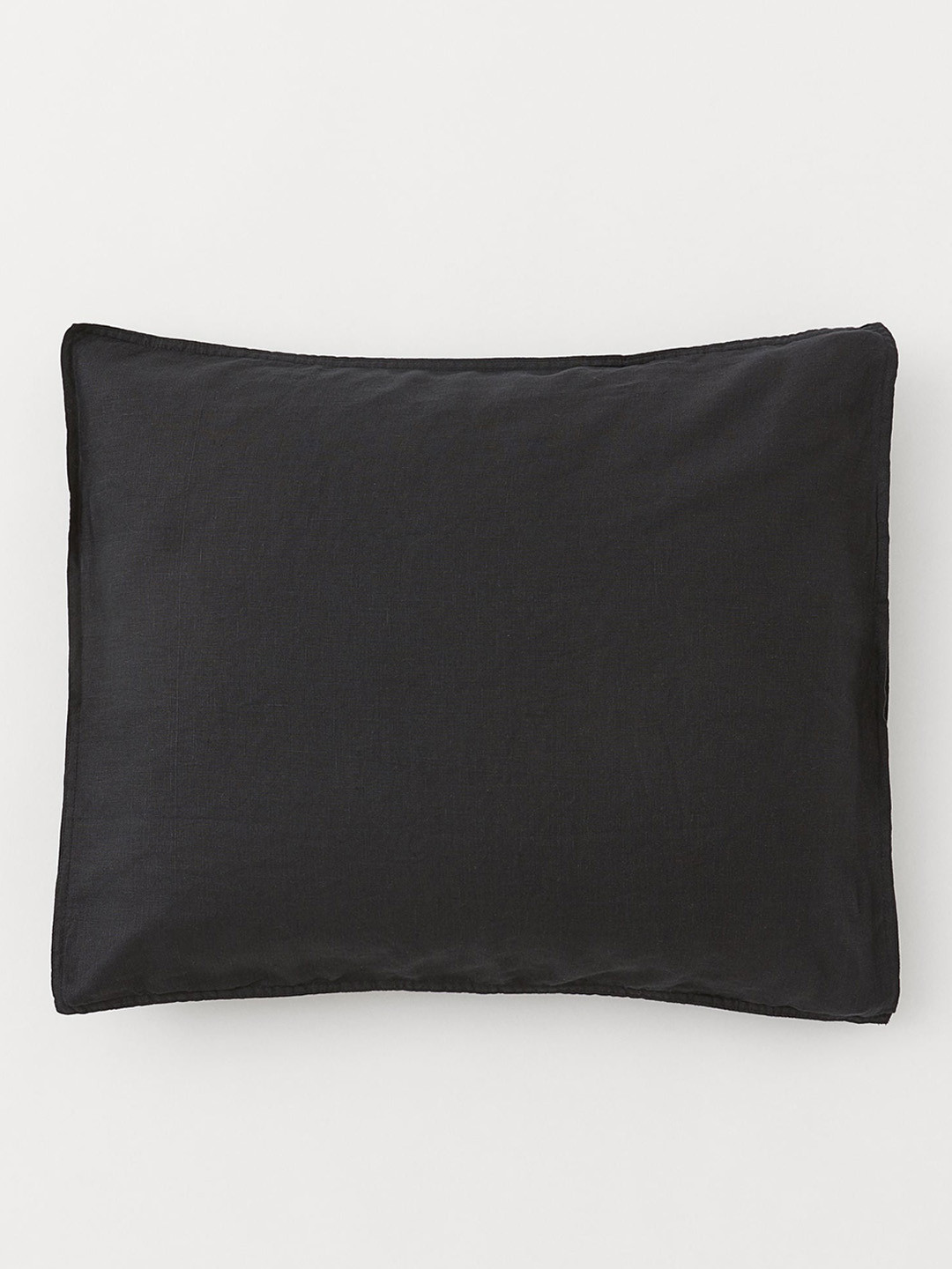 

H&M Black Washed Linen Pillowcase
