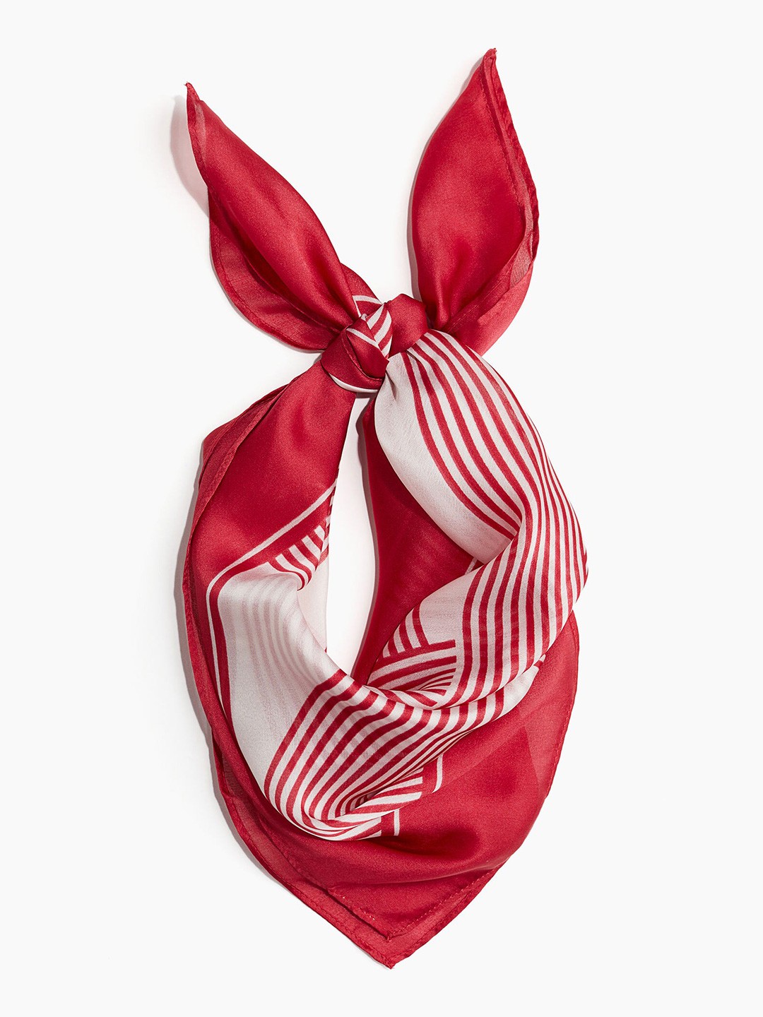

H&M Women Satin Scarf, Red