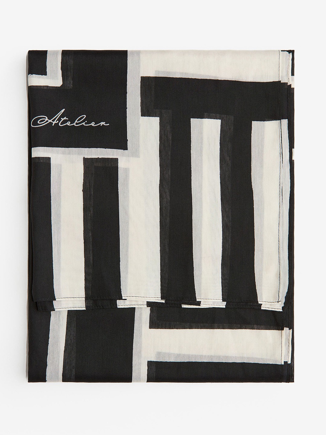 

H&M Women Printed Scarf, Black