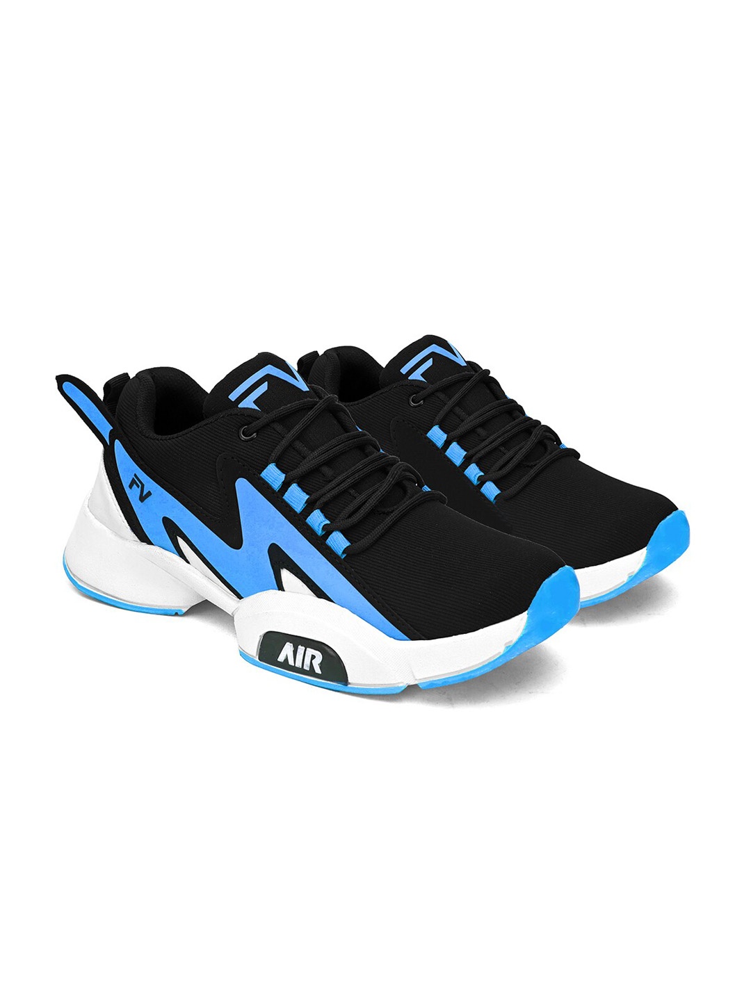 

Fashion Victim Men Colourblocked Round Toe Lightweight Sneakers, Blue