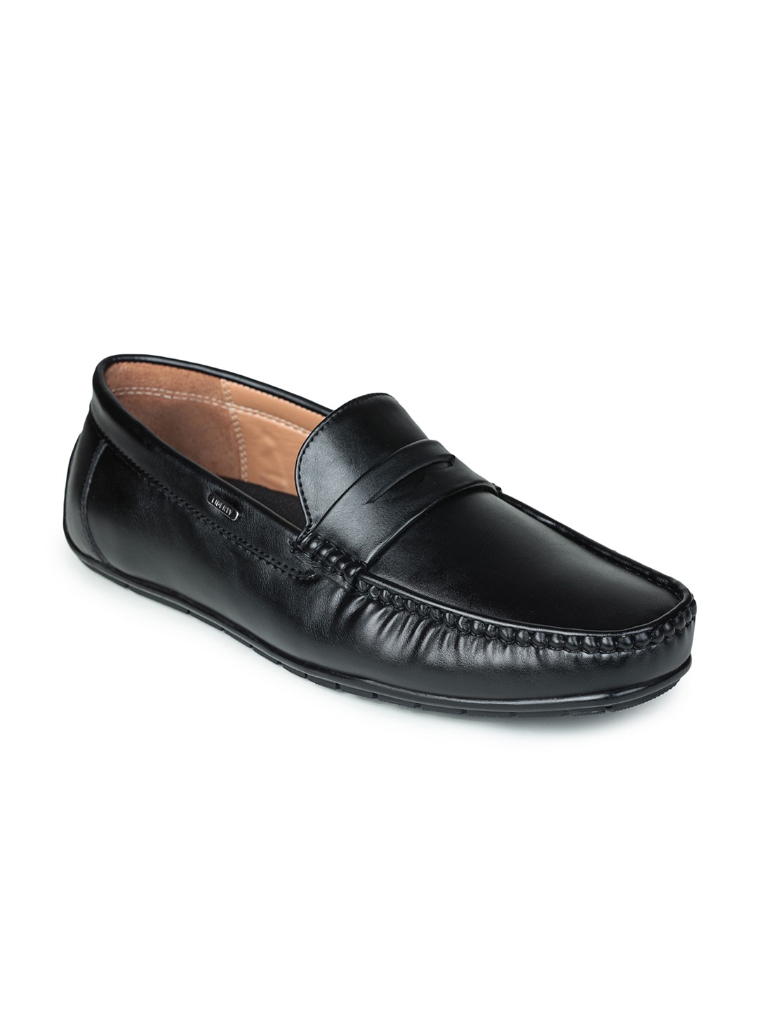 

Liberty Men Square Toe Lightweight Penny Loafers, Black