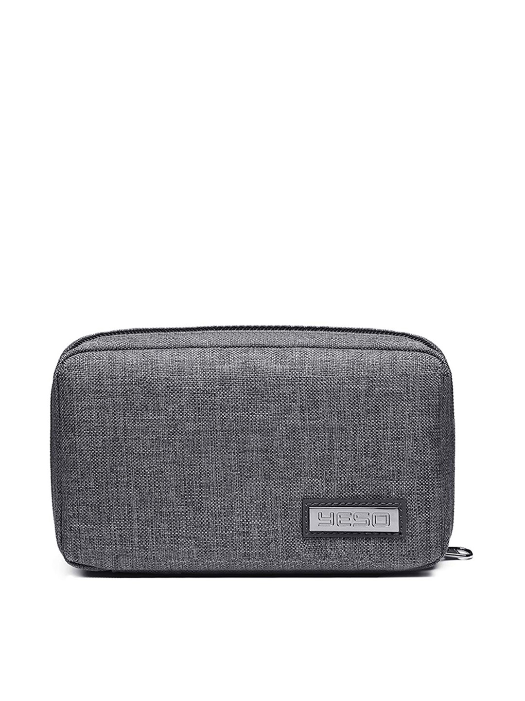 

THE CLOWNFISH Grey Travel Cable Organizer Electronics Accessories
