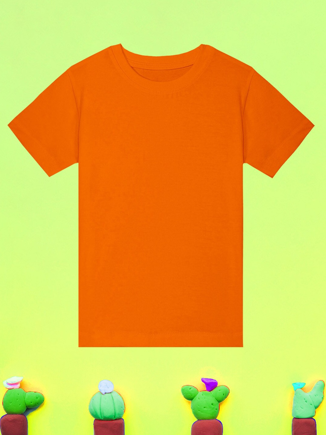 

BAESD Boys Round Neck T-shirt, Orange