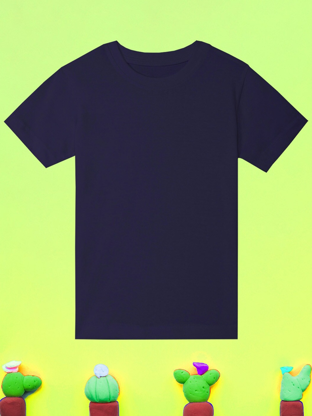 

BAESD Boys Round Neck T-shirt, Navy blue