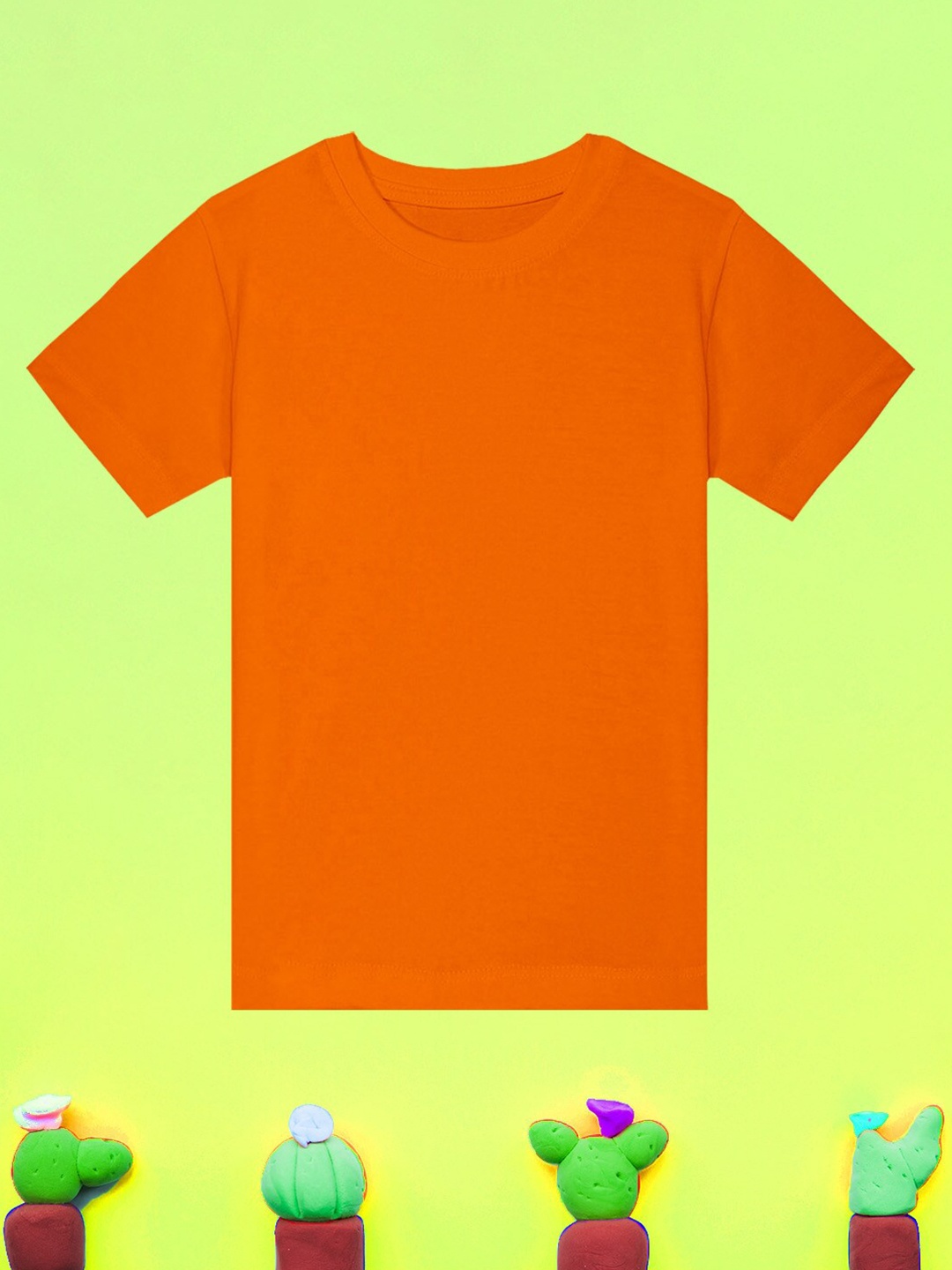 

BAESD Boys Solid Short Sleeves T-Shirt, Orange