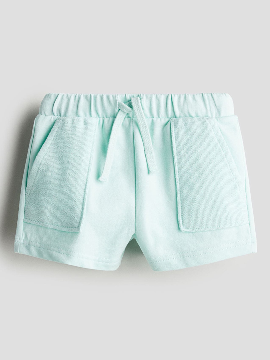 

H&M Boys Pure Cotton Shorts, Sea green
