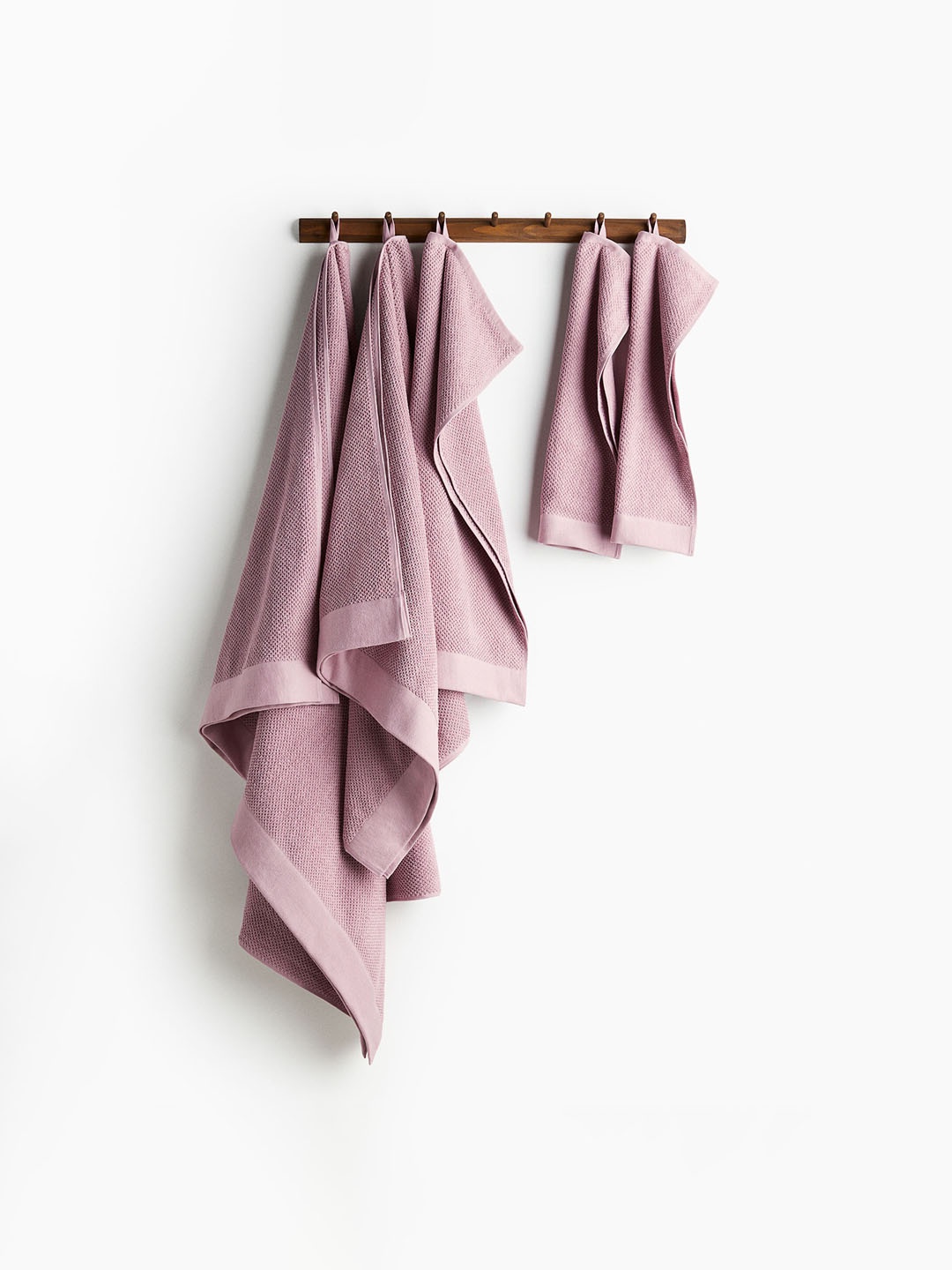 

H&M Pink Pure Cotton Terry Hand Towel