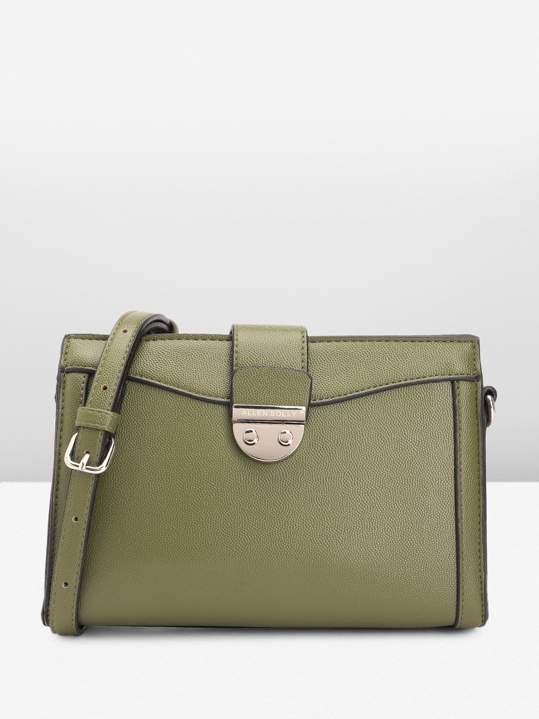 

Allen Solly Structured Sling Bag, Olive