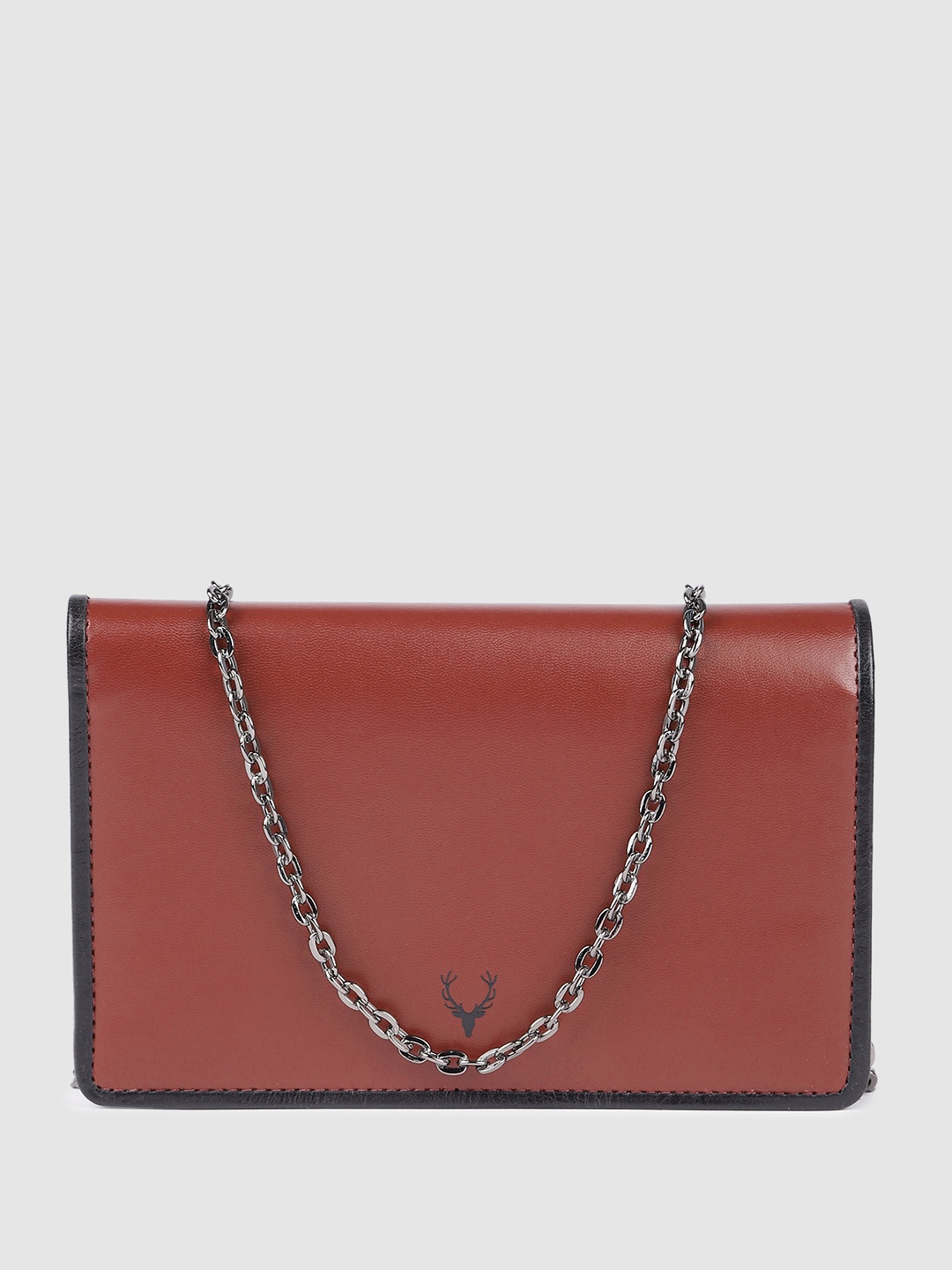 

Allen Solly Women Solid Clutch, Maroon