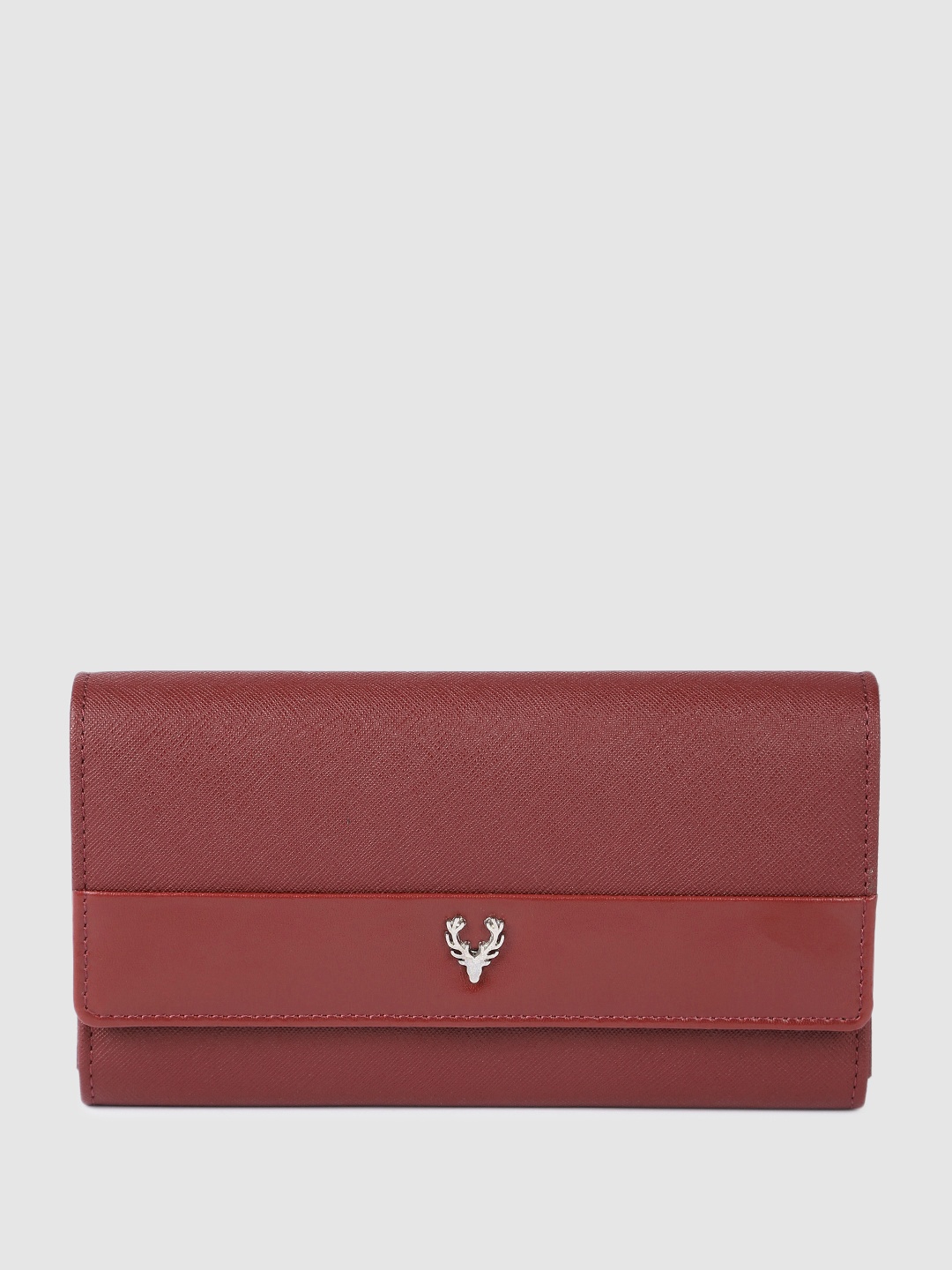 

Allen Solly Women Solid Envelope, Maroon