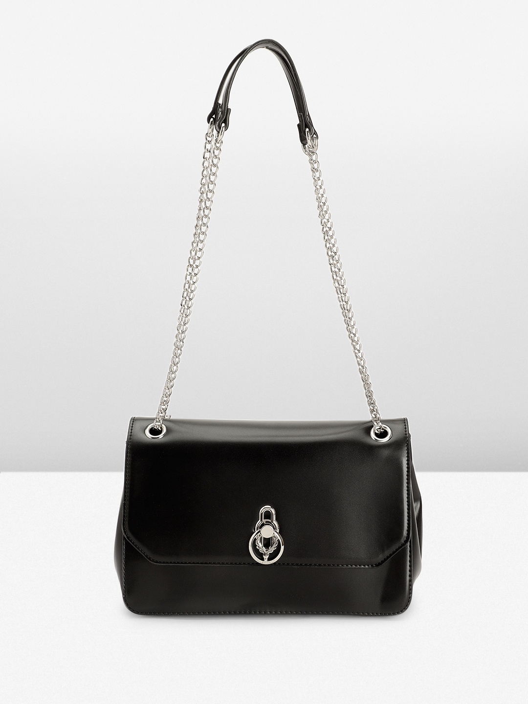 

Allen Solly Structured Shoulder Bag, Black
