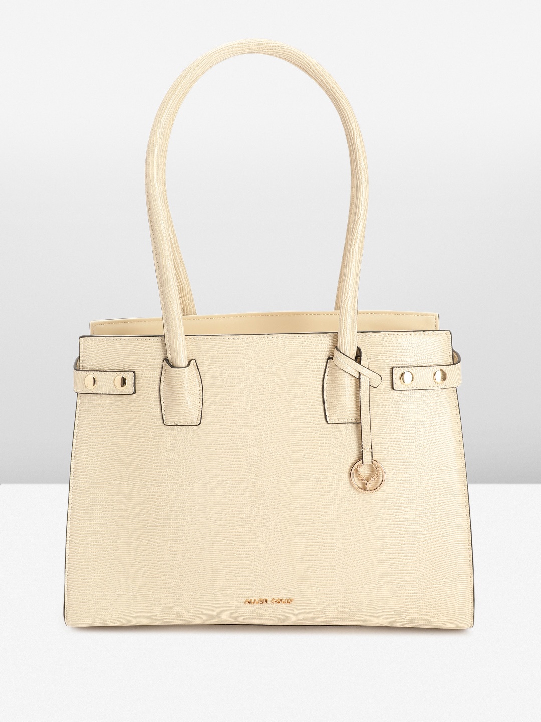 

Allen Solly Textured Structured Shoulder Bag, Beige