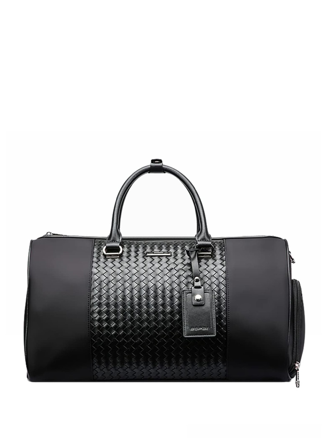 

THE CLOWNFISH Textured Medium Casual Duffel Bag, Black