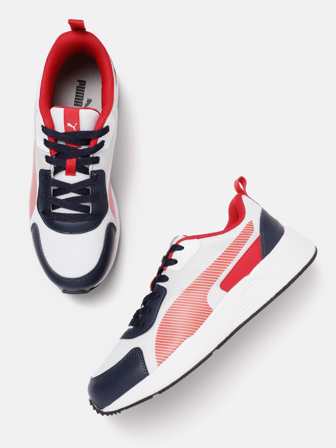 

Puma Men Colourblocked Sneakers, White