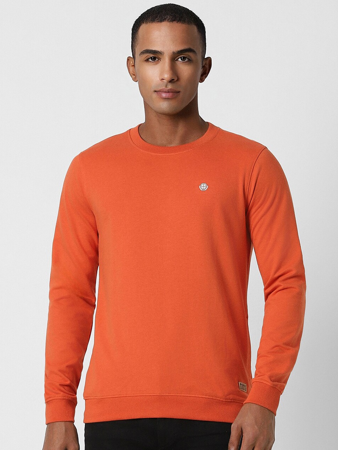 

PETER ENGLAND UNIVERSITY Round Neck Pullover, Orange