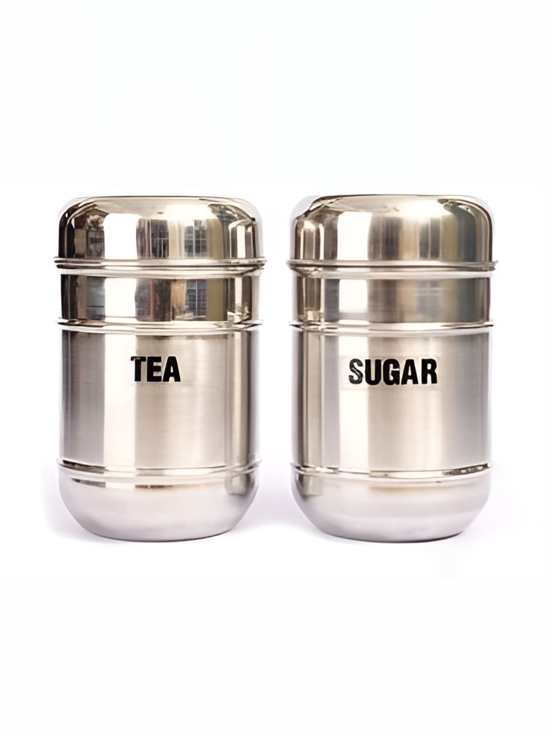 

ATROCK Silver Toned 2 Pieces Container 700 ml Each