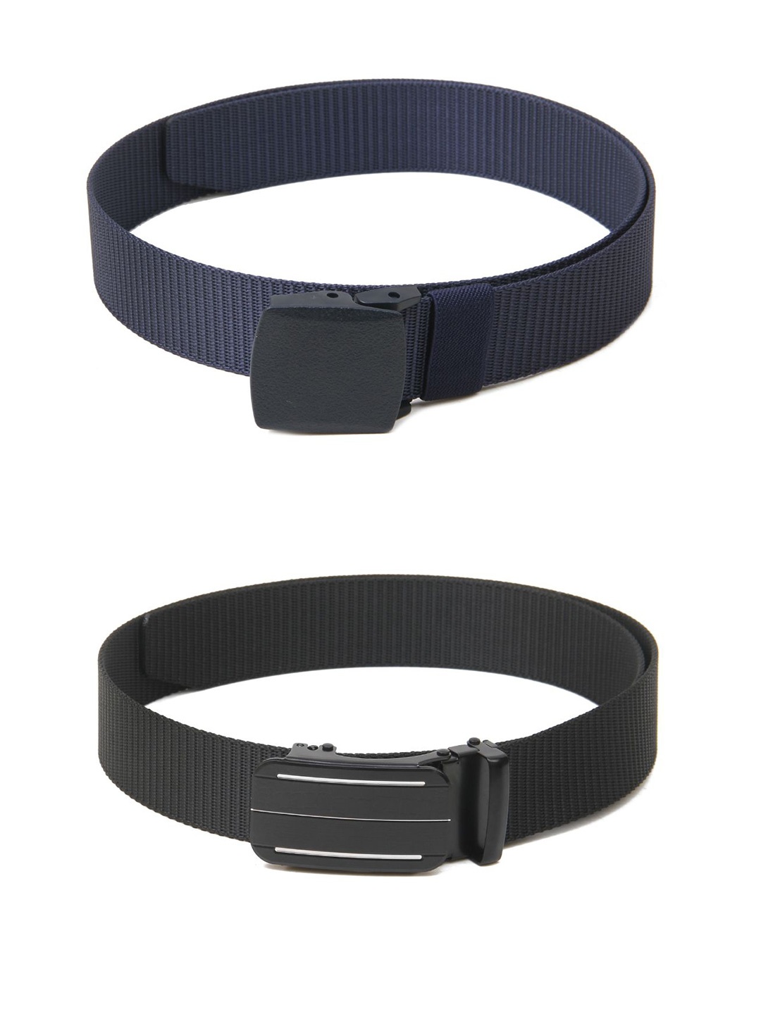 

Calvadoss Boys Set of 2 Textured Belt, Navy blue
