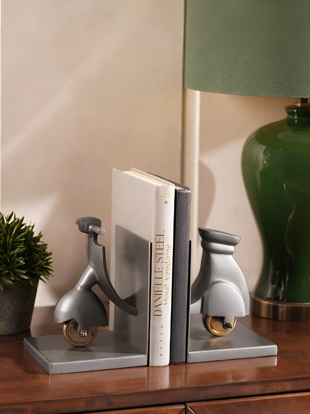 

Pure Home and Living Grey & Brown Curio Showpiece