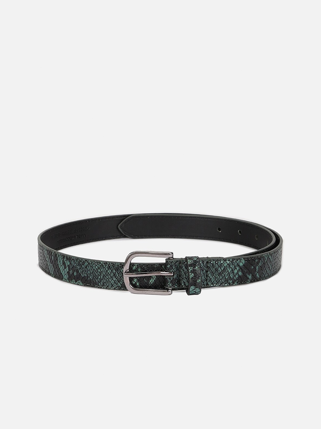 

Van Heusen Woman Women Printed Genuine Leather Belt, Green