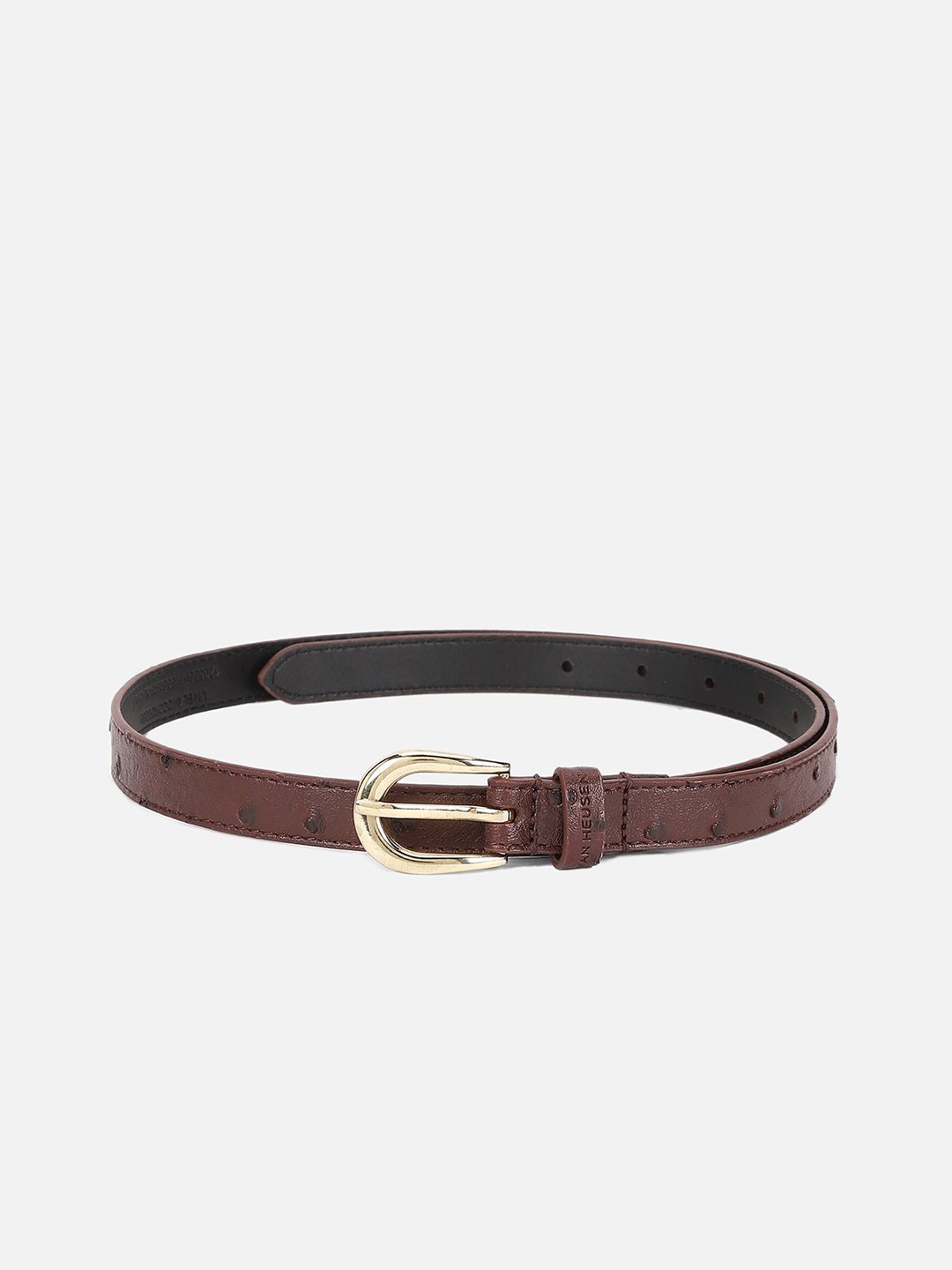 

Van Heusen Woman Women Textured Genuine Leather Belt, Brown
