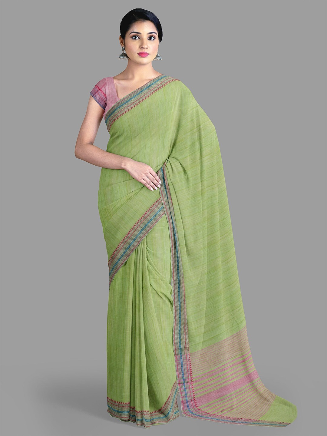 

The Chennai Silks Pure Cotton Saree, Green