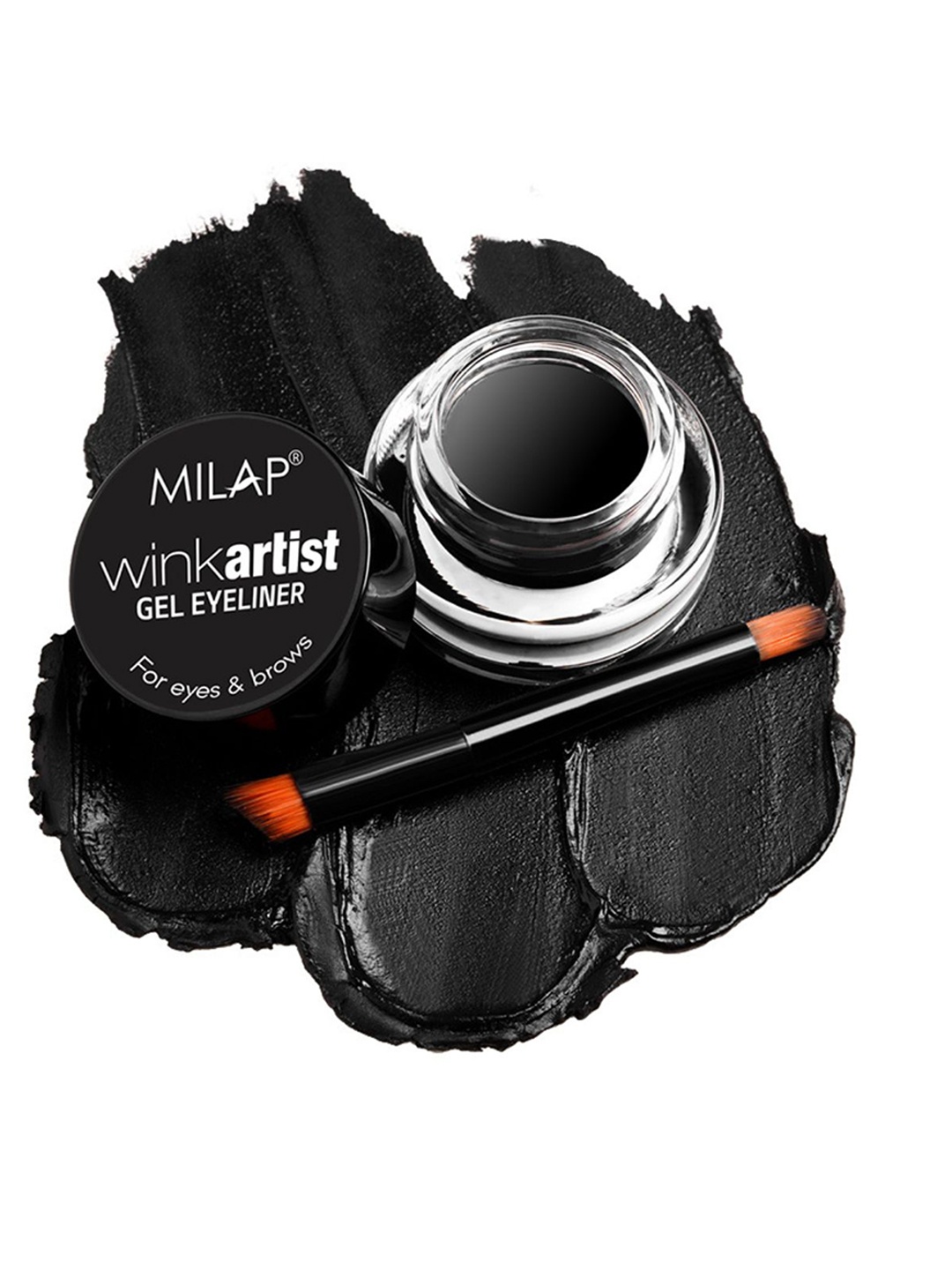 

MILAP Wink Artist Gel Eyeliner for Eyes & Brows 4 gm - Black