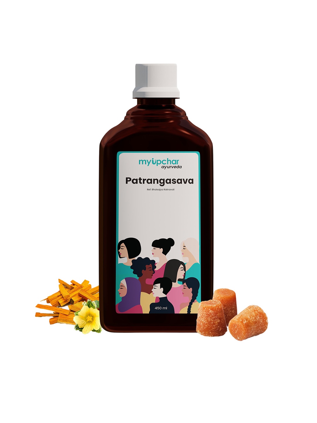 

Myupchar Ayurveda Women Patrangasava Tonic -450ml, Brown