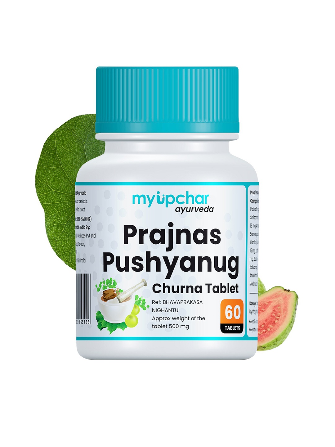 

Myupchar Ayurveda Prajnas Pushyanug Churna Tablets - 60 Tablets, White