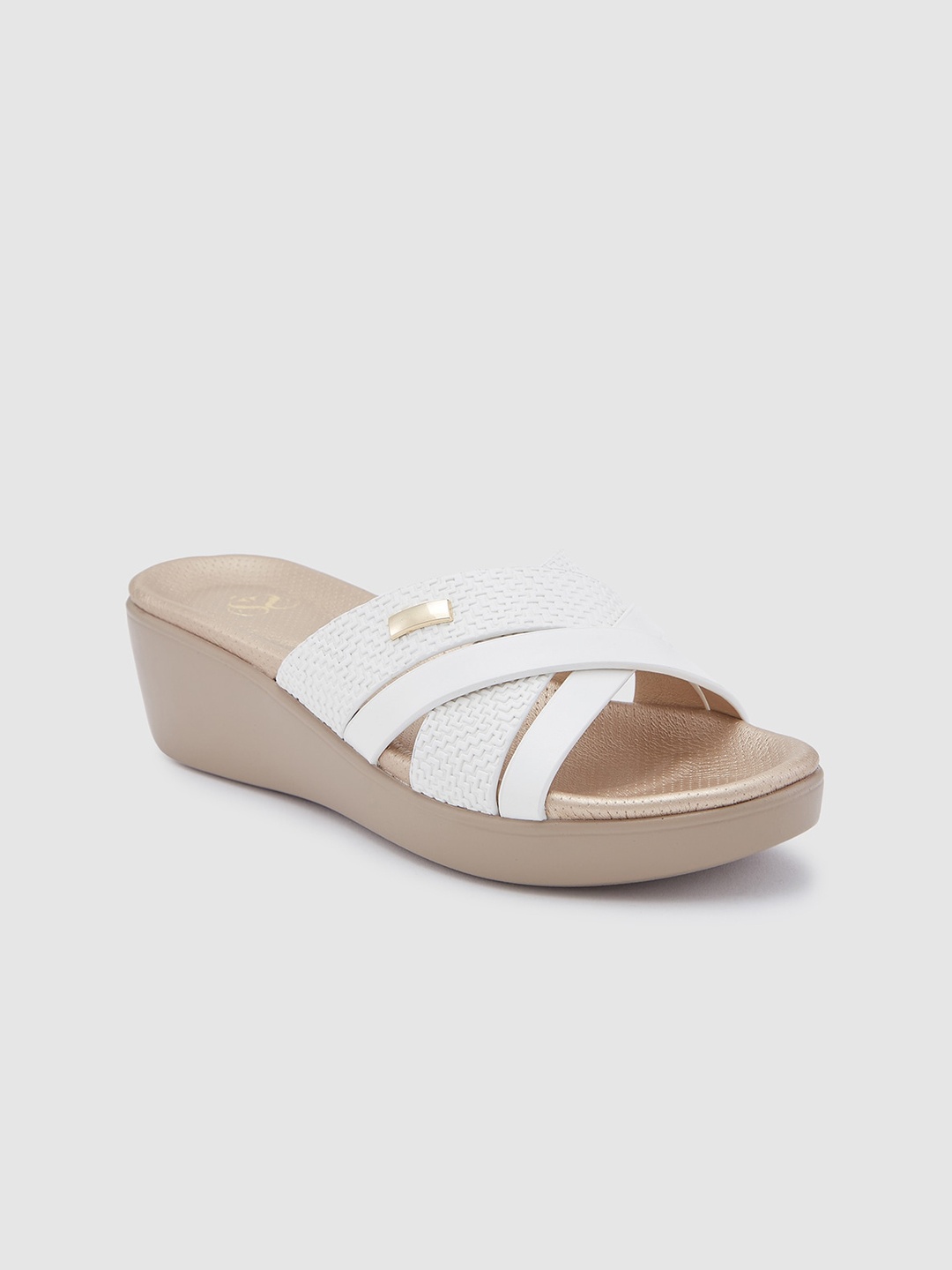 

Sole To Soul Textured Comfort Heels, White