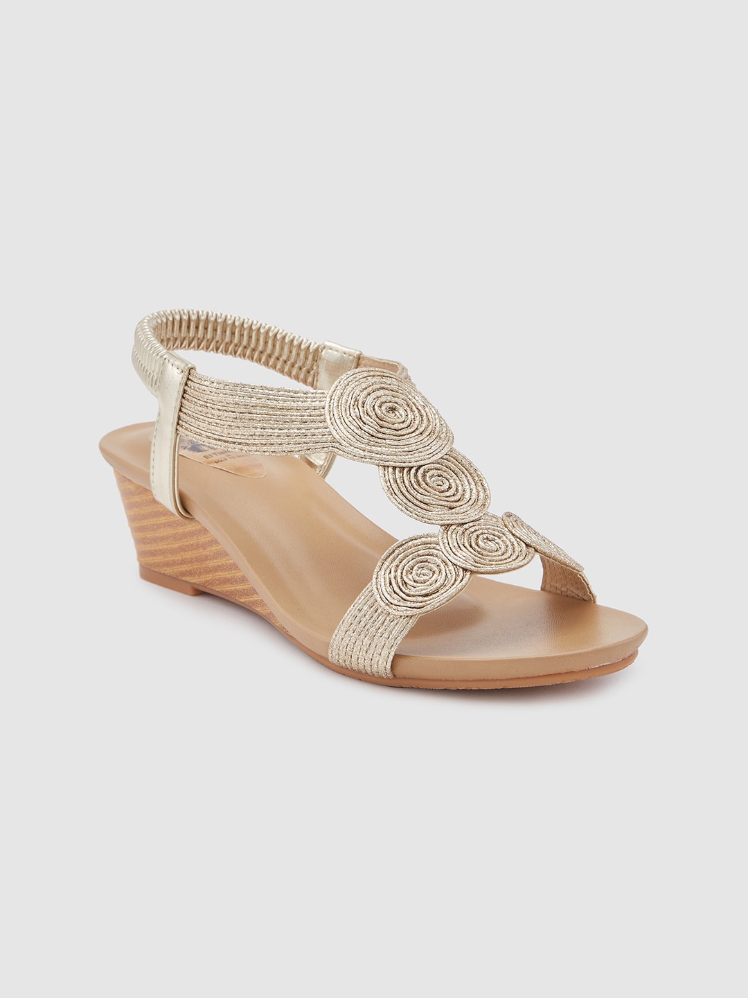 

Sole To Soul Embellished Wedge Heels, Gold