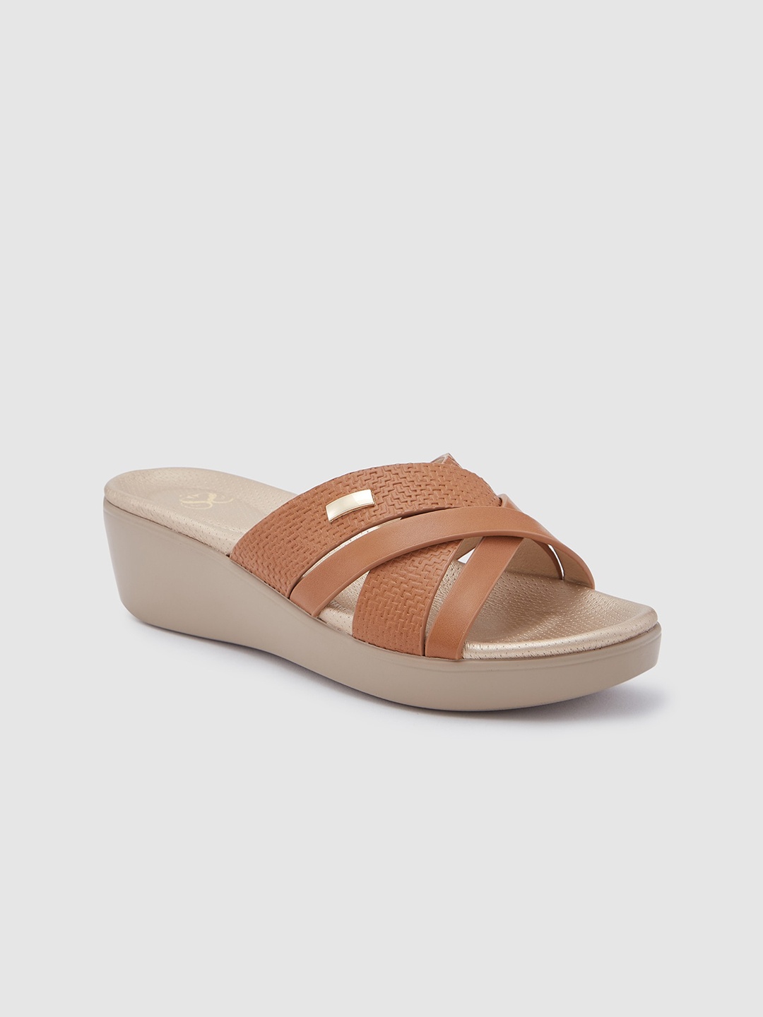 

Sole To Soul Textured Comfort Heels, Tan