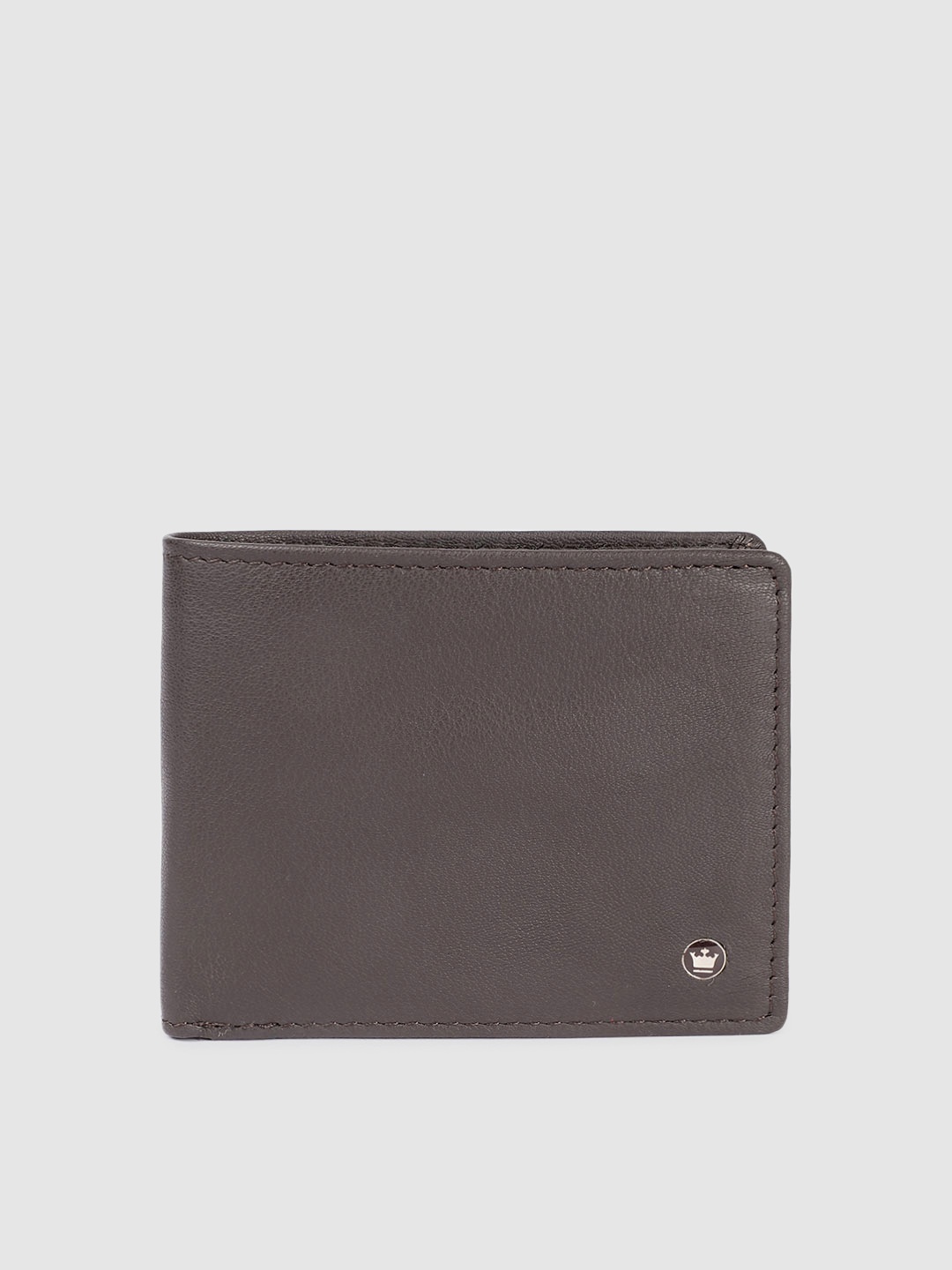 

Louis Philippe Men Leather Two Fold Wallet, Brown