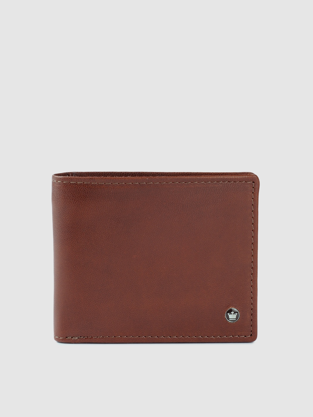 

Louis Philippe Men Leather Two Fold Wallet, Brown